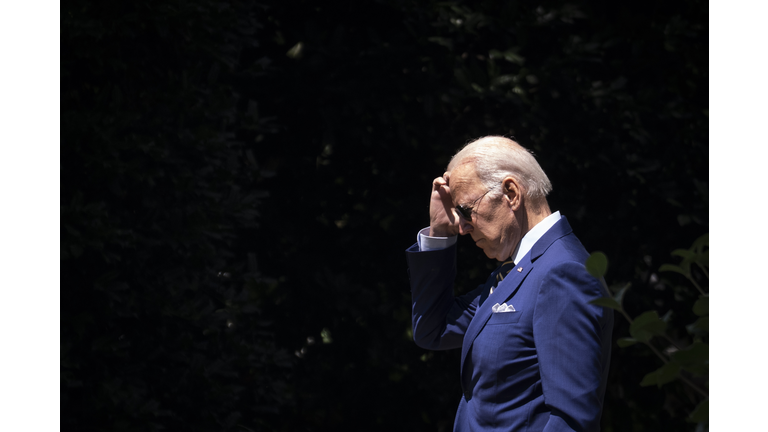 President Biden Departs The White House For New England