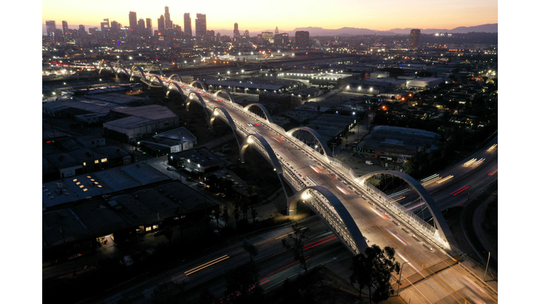 New 6th Street Viaduct Bridge Opens In Los Angeles