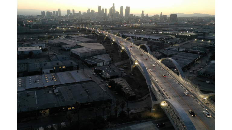 New 6th Street Viaduct Bridge Opens In Los Angeles