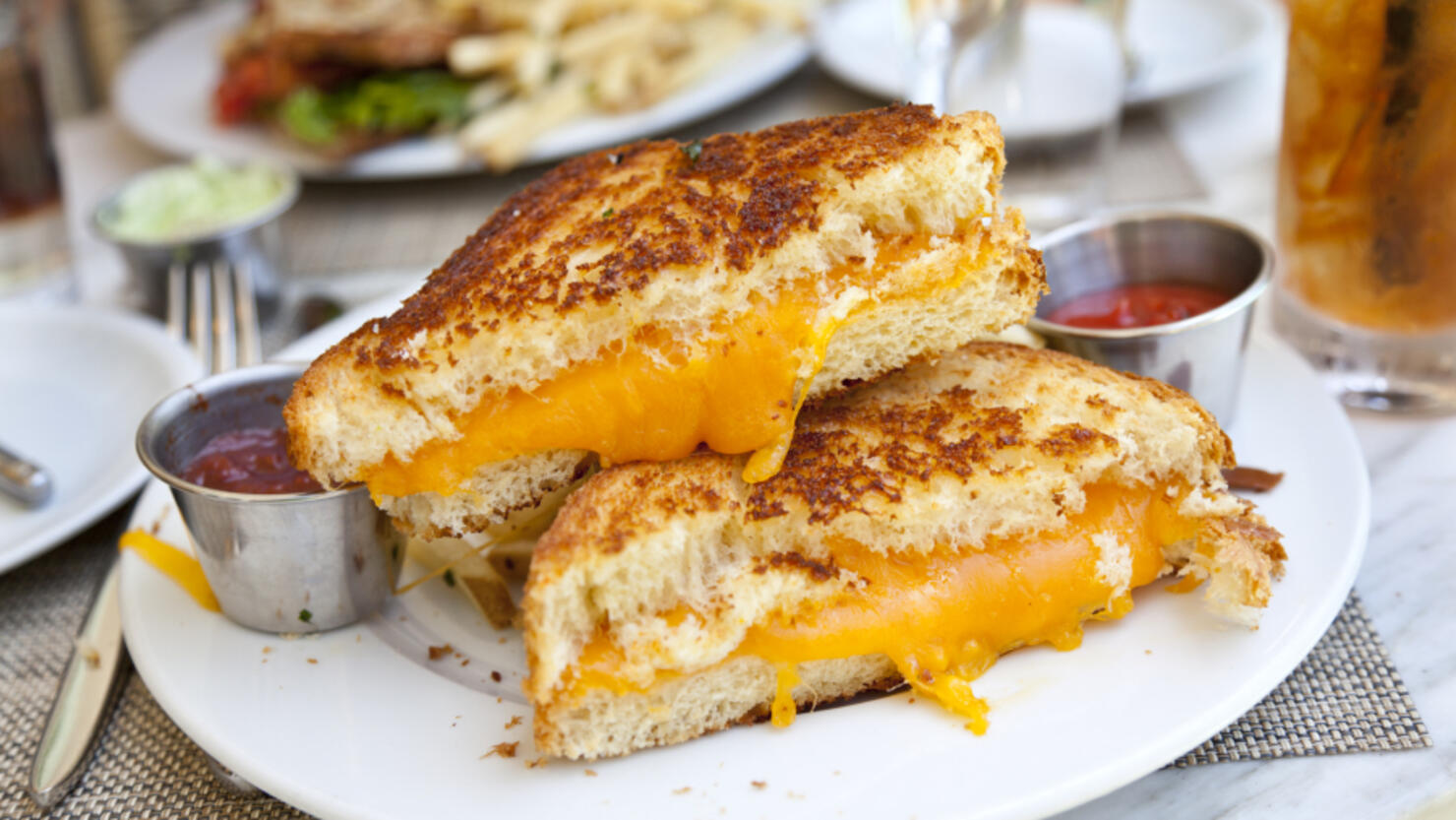 55+ grilled cheese sandwich with side - Picture of Denny's, Schiller Park -  Tripadvisor