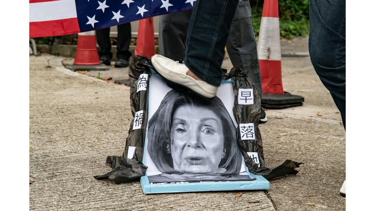 Demonstrators Protest Pelosi Visit To Taiwan