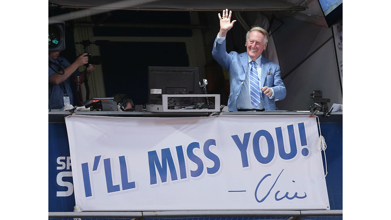 Baseballer - The Dodgers paying tribute to Vin Scully with these patches on  their jerseys for the rest of the season 👏