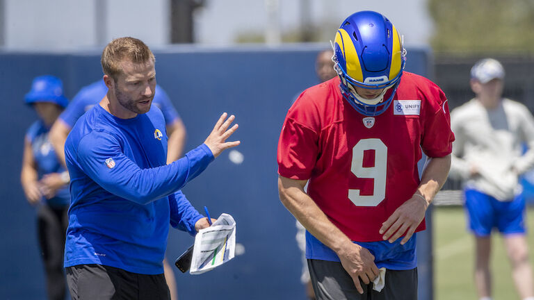 Rams training camp in Irvine, CA.