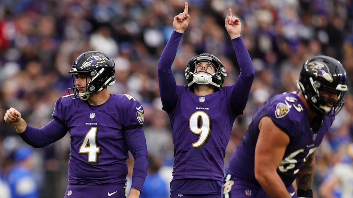 Justin Tucker # 9 Baltimore Ravens K College:Texas