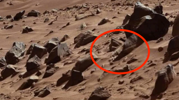 Eerie Face On Rock Photographed On Mars By NASA 