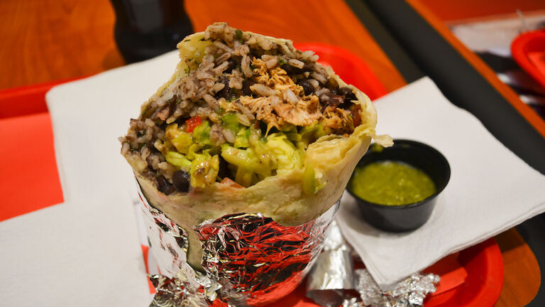 Burrito, mexican food.