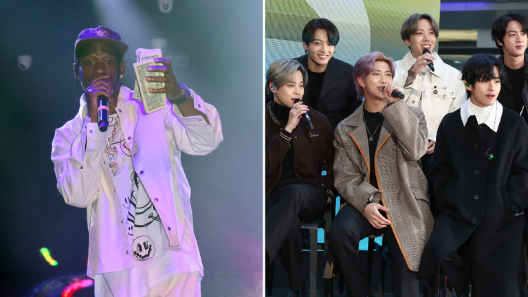 Travis Scott and BTS