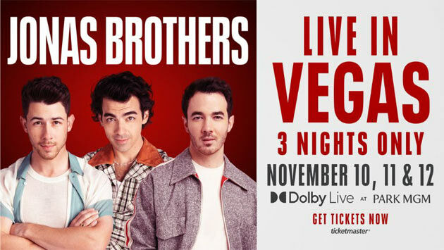 Jonas Brothers: Live in Las Vegas! (11/10, 11/11 & 11/12)