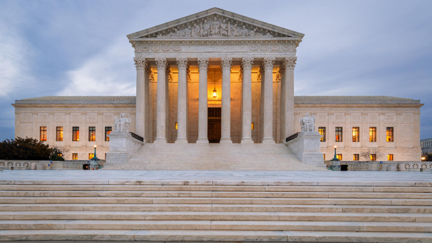 Steps to the United States Supreme Court, Washington DC, America