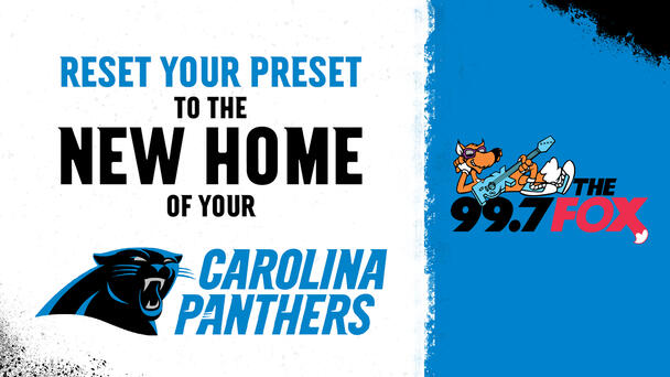 Hear all the action FRIDAY NIGHT on 99.7 The Fox, Charlotte’s Home of The Carolina Panthers”