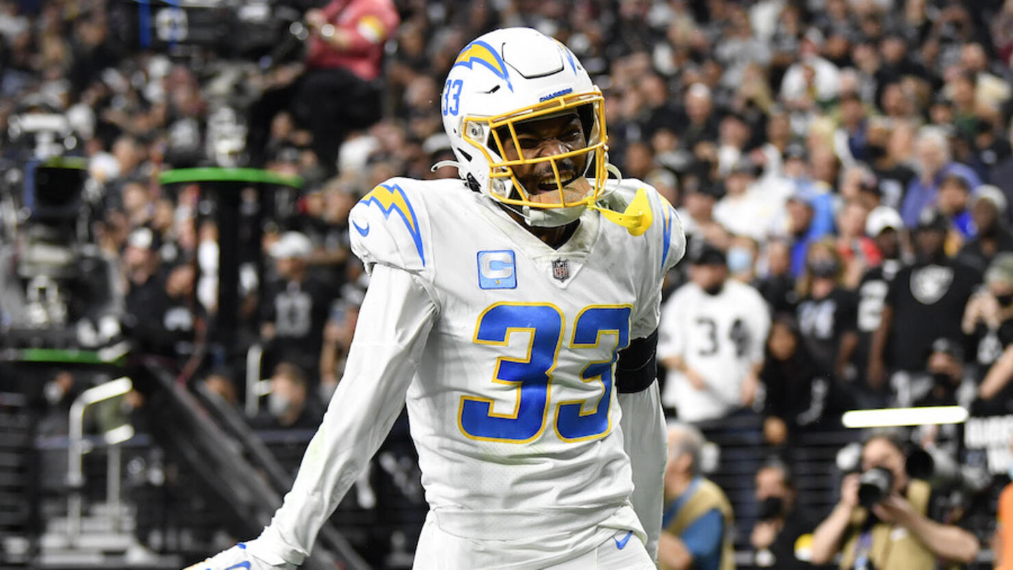 Los Angeles Chargers Derwin James Jr. 2021 Practice Worn NFL