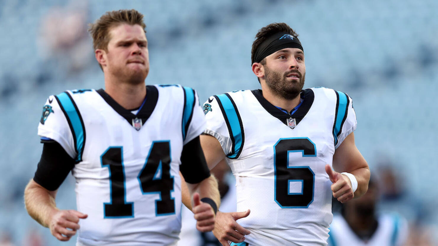 PFF on X: The Panthers are expected to release Baker Mayfield, per  @RapSheet  / X