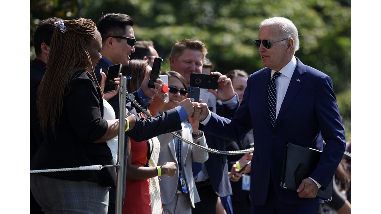 President Biden Returns To The White House From Delaware