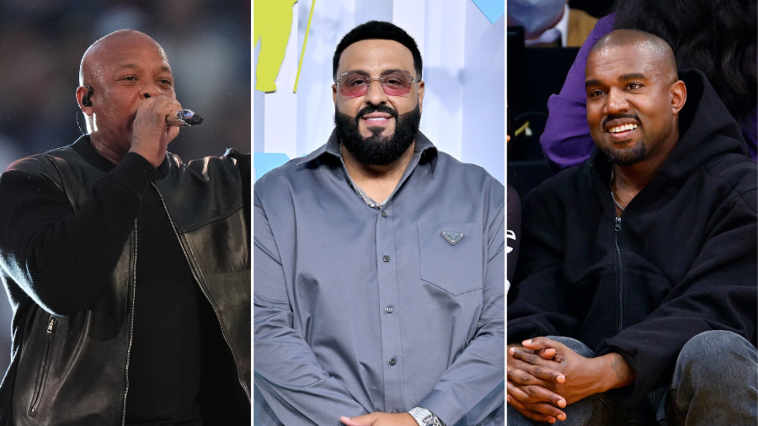 Dr. Dre, DJ Khaled & Kanye West 