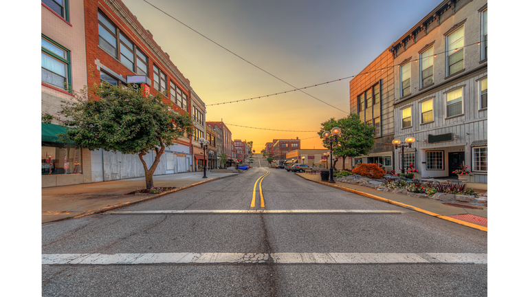 Looking Down 3rd Street