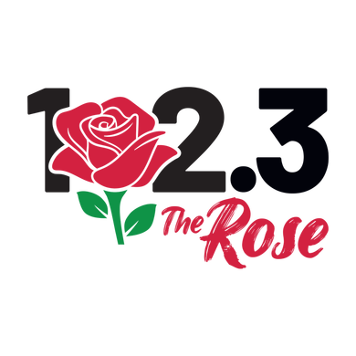 102.3 The Rose logo