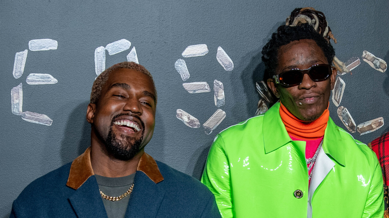 Kanye West and Young Thug 