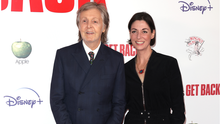 Paul McCartney and daughter Mary McCartney.