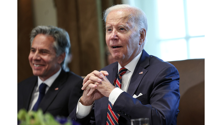 President Biden Holds A Cabinet Meeting At The White House