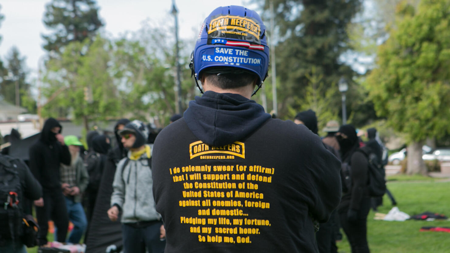 Trump supporters and protesters clash at free speech rally in Berkeley