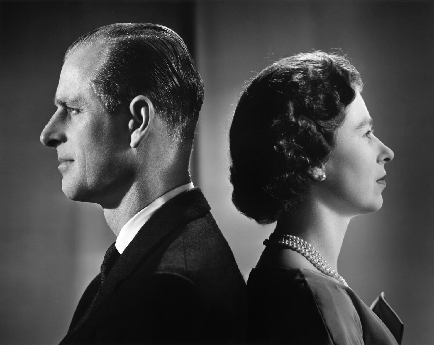 Queen Elizabeth II And Prince Philip Portrait