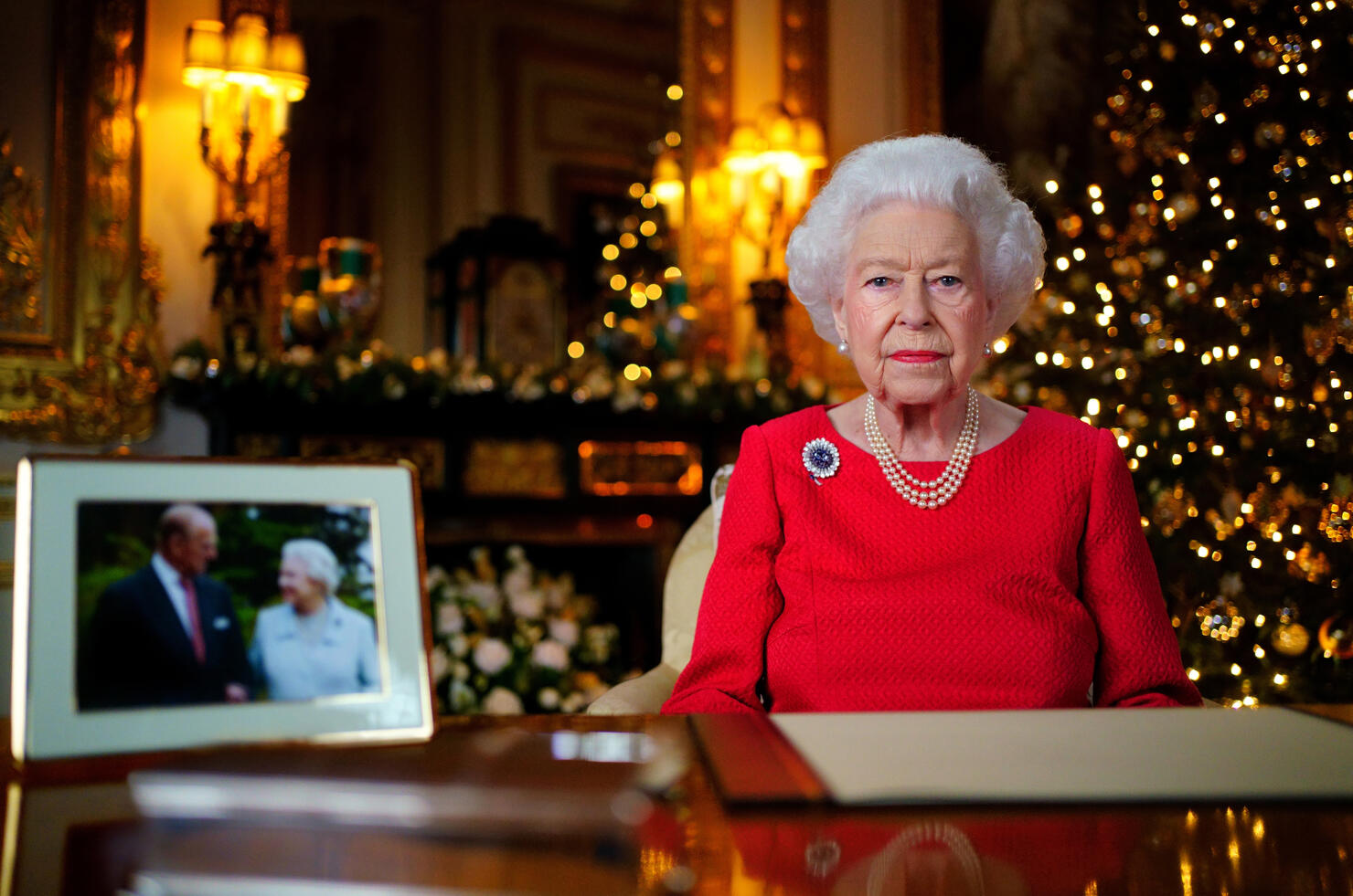 Queen Elizabeth II Records Her Annual Christmas Broadcast