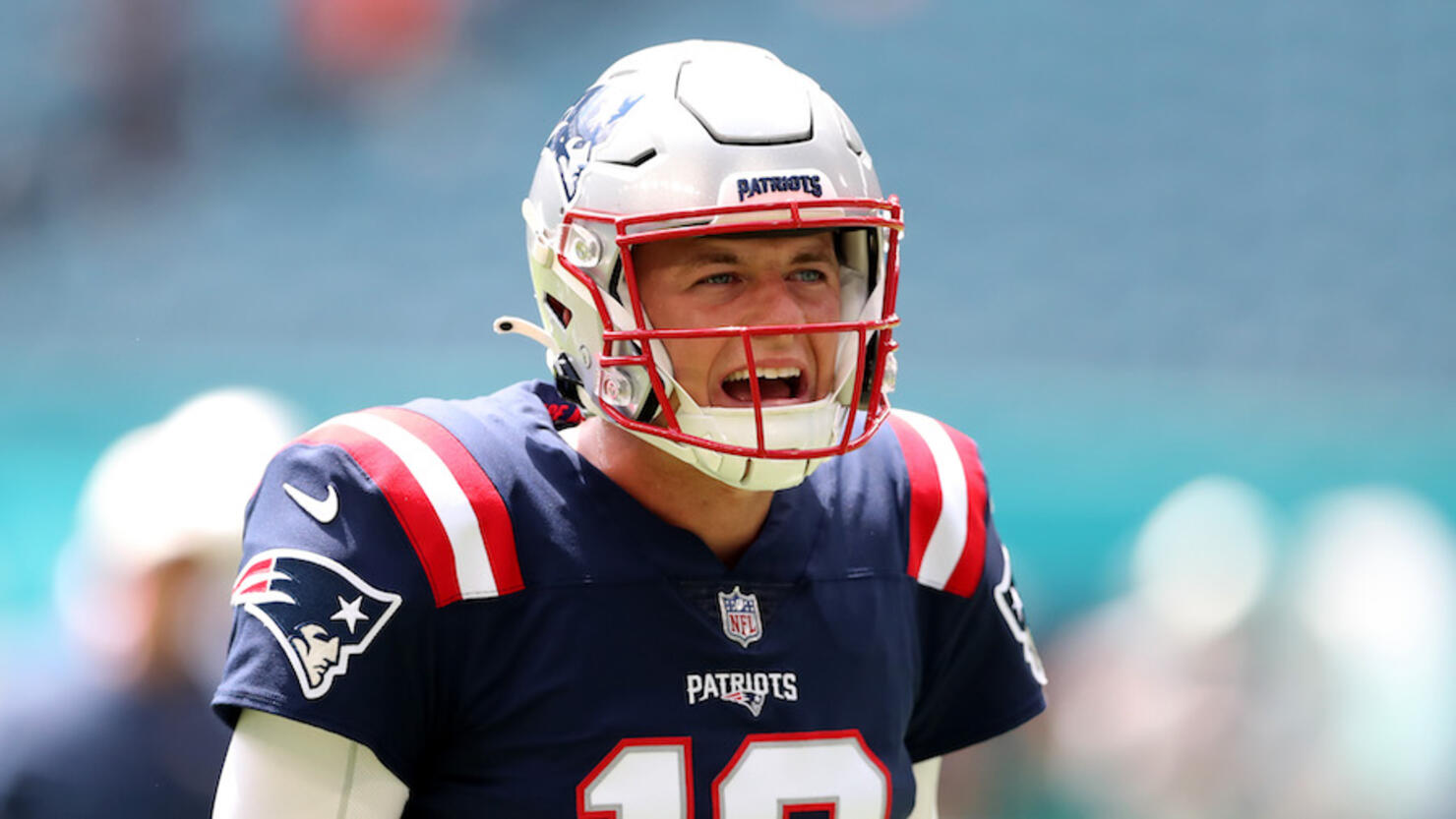 Press Conference  New England Patriots Quarterback Mac Jones Speaks to  media After Loss to Miami 