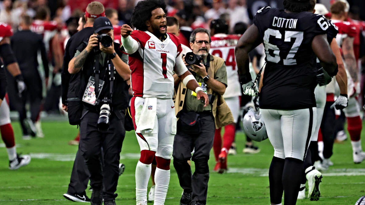 Cardinals' Kyler Murray struck by fan at Raiders' Allegiant Stadium, Raiders News