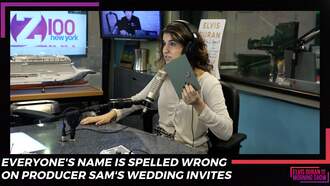 Everyone's Name Is Spelled Wrong On Producer Sam's Wedding Invites