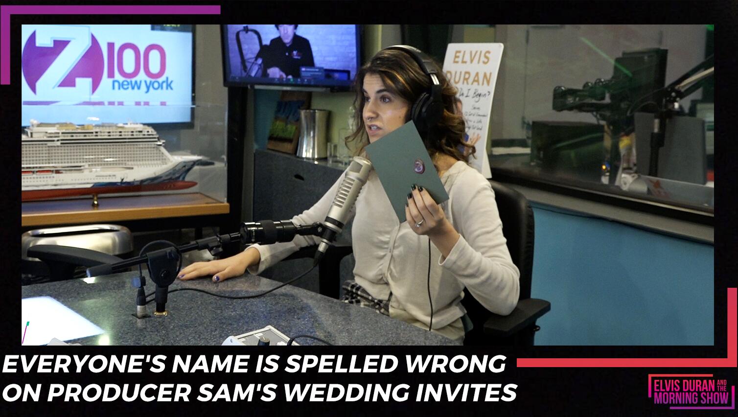 Everyone's Name Is Spelled Wrong On Producer Sam's Wedding Invites