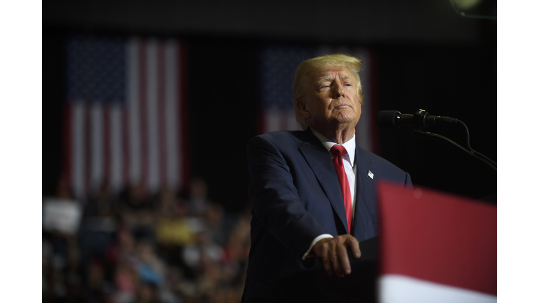 Donald Trump Holds Rally With Ohio Candidates In Youngstown