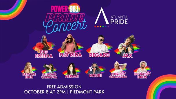 Our Atlanta Pride Concert is back in Piedmont Park on Oct 8.