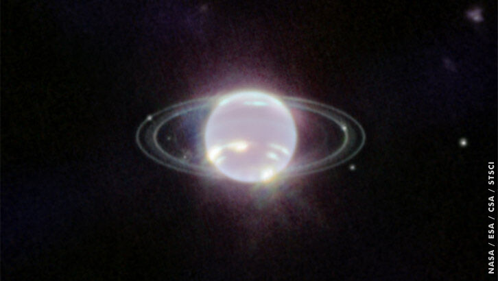 James Webb Telescope Image Captures Neptune's Rings