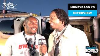 Moneybagg Yo And DJ SELF Chop It Up At Rolling Loud NY 