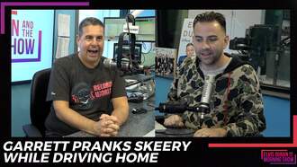 Garrett Pranks Skeery While Driving Home From Work 