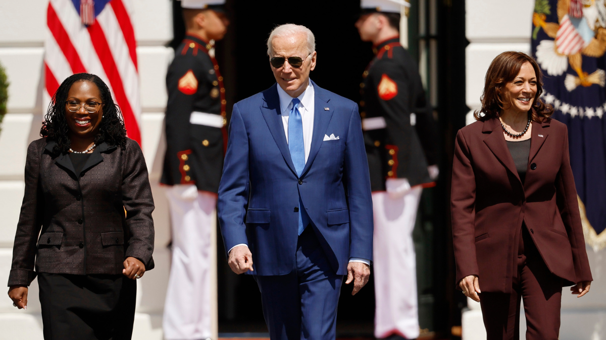 Biden, Harris To Attend Supreme Court Ceremony For Ketanji Brown Jackson