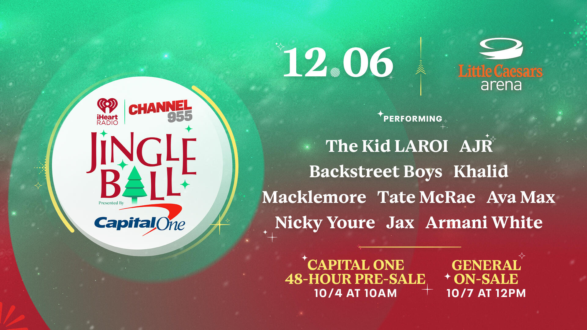 Channel 95.5's Jingle Ball Channel 955