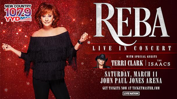 Win Tickets to REBA MCENTIRE at the JPJ From New Country 107.9 YYD!