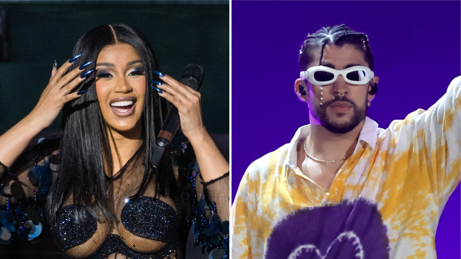 Cardi B Makes Surprise Appearance At Bad Bunny's Show In Los Angeles |  iHeart