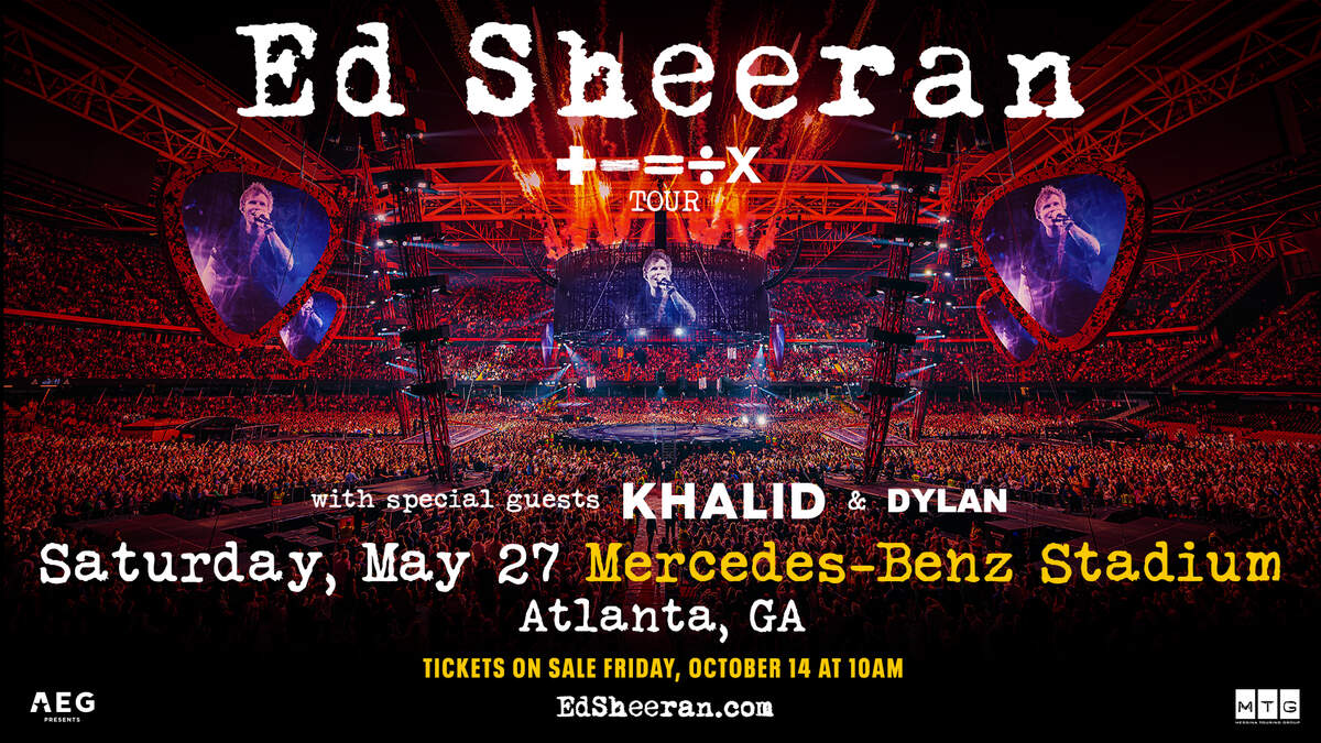 Ed Sheeran's + + ÷ x Tour in Atlanta May 27th, 2023 MercedesBenz