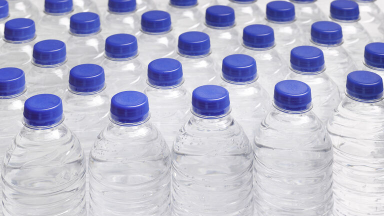 PRODUCTION LINE OF DRINKING WATER BOTTLES