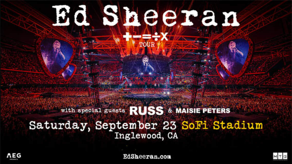 Ed Sheeran at SoFi Stadium (9/23) KOST 103.5