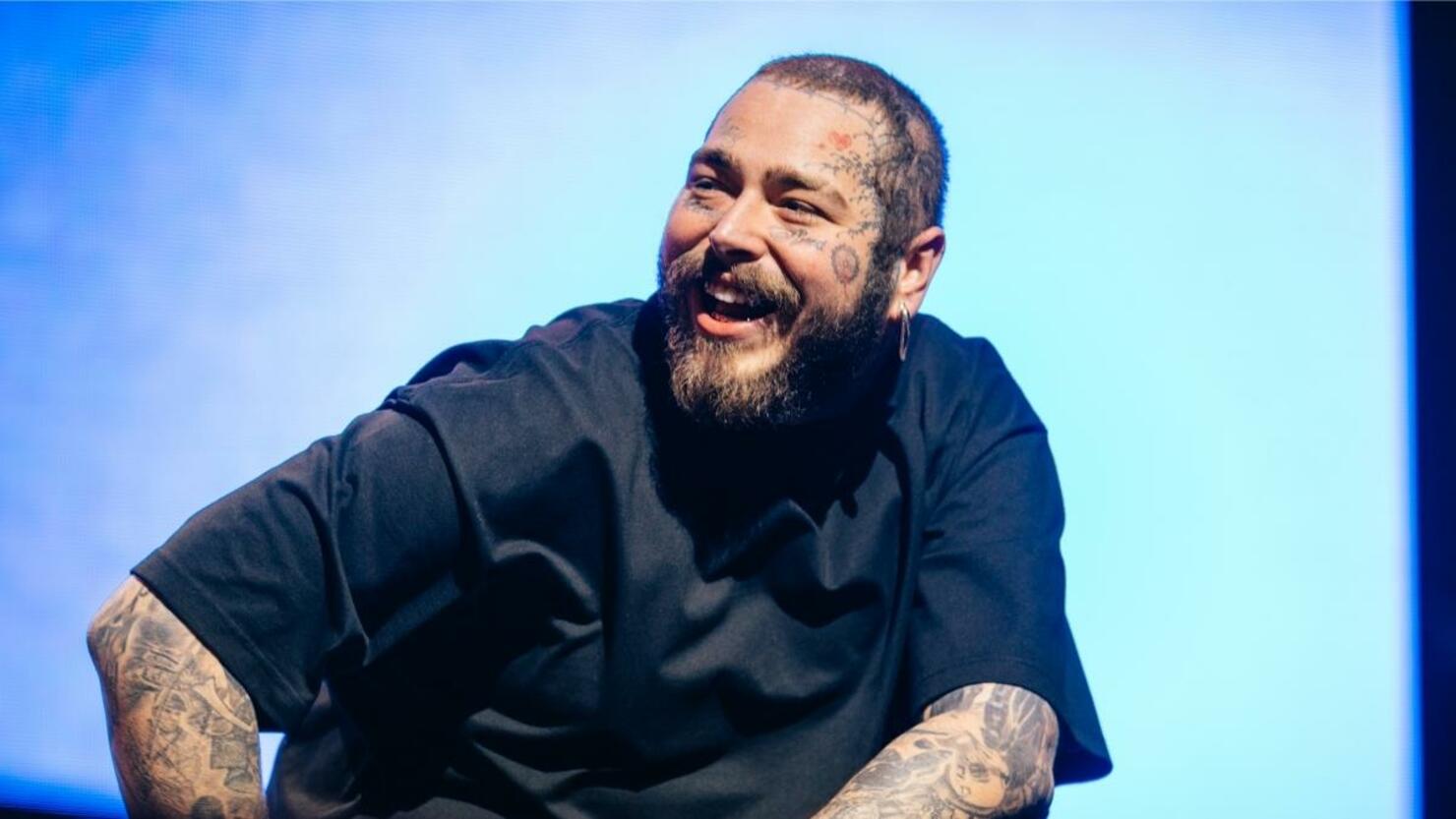 Post Malone Gets Daughter's Initials Tattooed On Face
