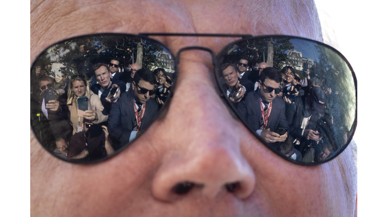 President Biden Departs The White House For New York