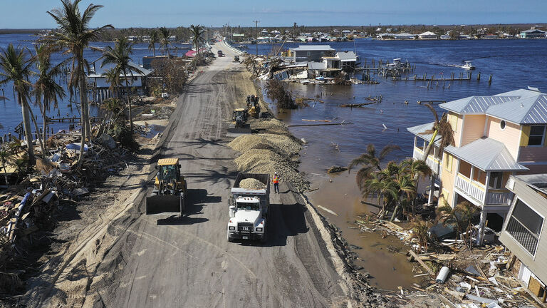 Florida's Southern Gulf Coast Continues Clean Up Efforts In Wake Of Hurricane Ian