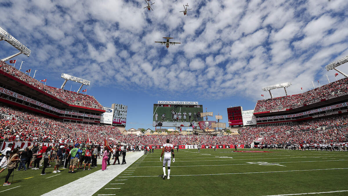 The Tampa Bay Buccaneers Take on the Atlanta Falcons for the