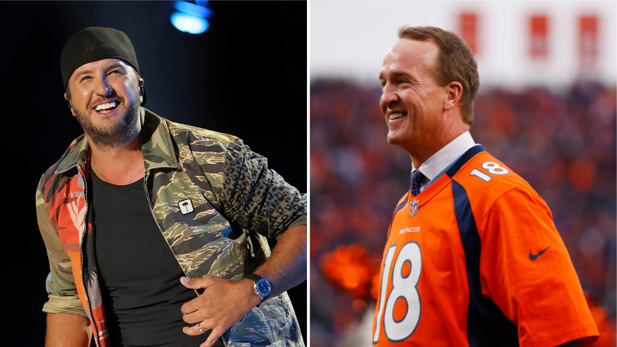 Watch Luke Bryan & Peyton Manning Hilariously Go To CMA 'BOOTCAMP ...