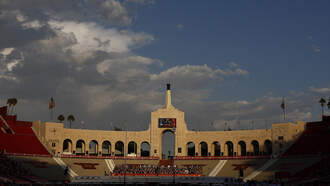 Black Eyed Peas Performing At East LA Rivalry Game: Roosevelt Vs Garfield 