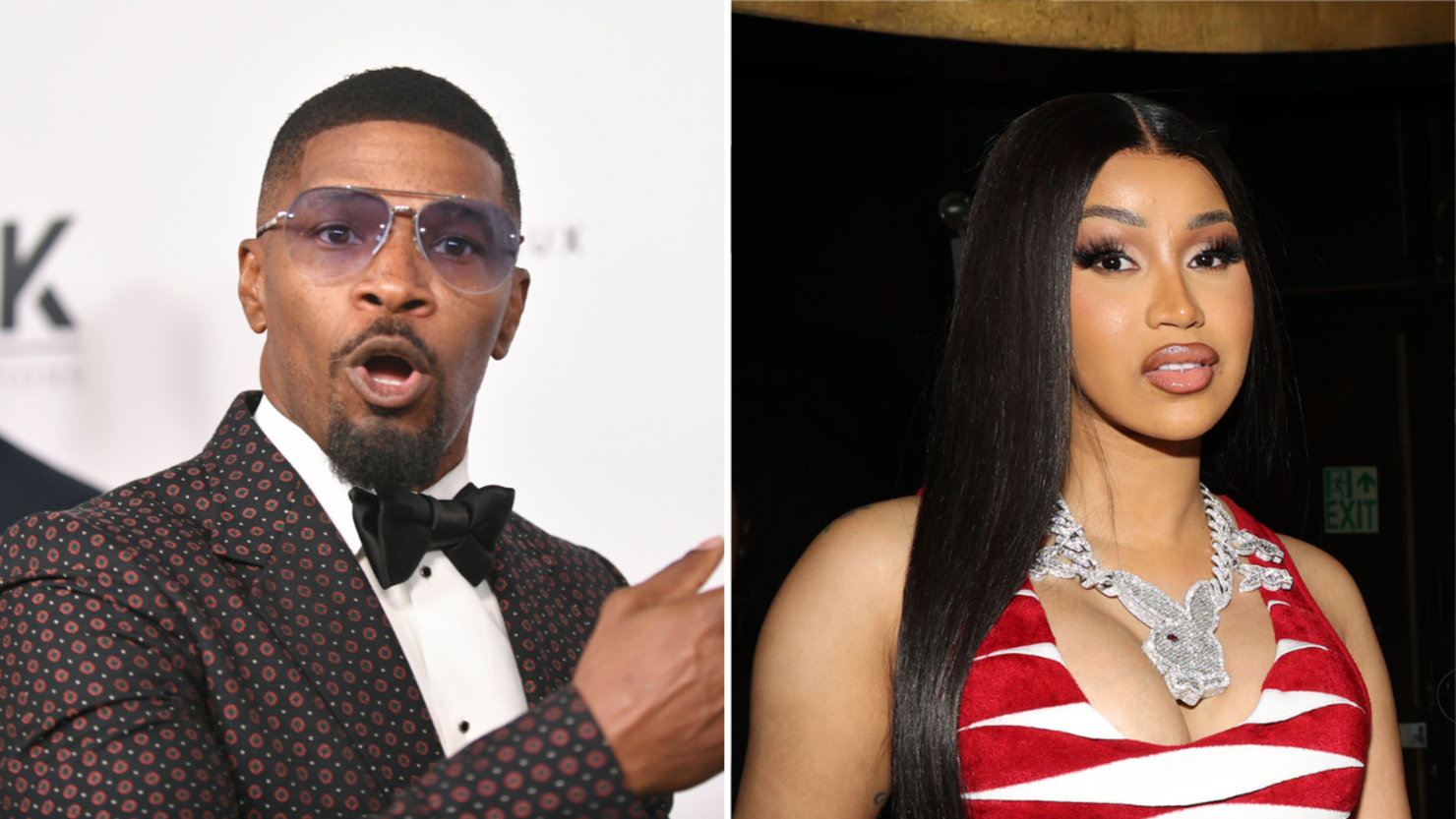 Jamie Foxx and Cardi B