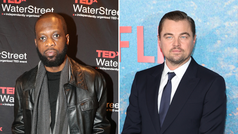 Pras and Leonardo DiCaprio